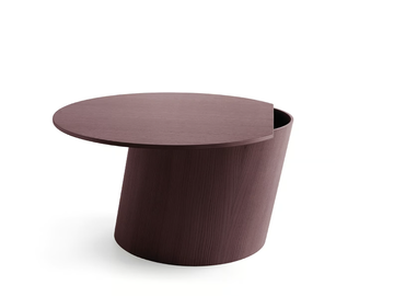 BIAS 70 - Round multi-layer wood coffee table by Crassevig - view 2