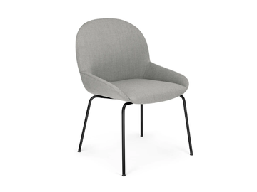 ELBA R 4L - Upholstered fabric chair by Crassevig - view 2