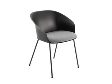 FINNA P/4L - Polypropylene chair with integrated cushion by Crassevig - view 2