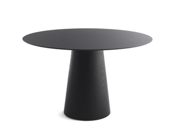 INOKO - Round wood veneer table by Crassevig - view 2