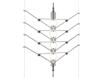 VVV - LED Anodized aluminium pendant lamp by DCWéditions - view 3