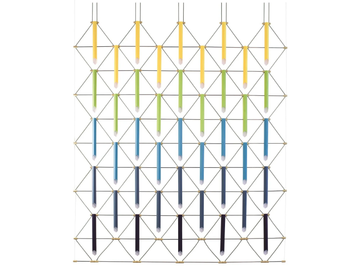 MOZAIK 5x5 - Pendant lamp / room divider by DESIGNHEURE - view 2