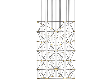 MOZAIK 2x3 - LED chandelier by DESIGNHEURE - view 2