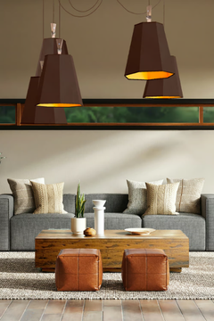 LUXIOLE 5 XXL - LED fabric pendant lamp by DESIGNHEURE - view 3