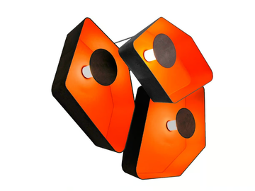 NÉNUPHAR TRIO PETIT - LED steel wall lamp by DESIGNHEURE - view 2