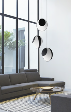 REEF 3 GRAND - LED fabric pendant lamp by DESIGNHEURE - view 3