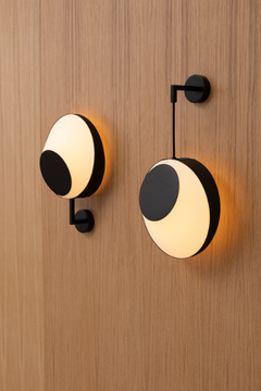 REEF DEMI - LED fabric wall light with fixed arm by DESIGNHEURE - view 3