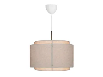 TAKAI - Dimmable linen pendant lamp by DFTP - view 2