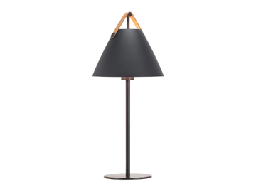 STRAP - Metal and leather table lamp by DFTP - view 2