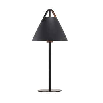 STRAP - Metal and leather table lamp by DFTP - view 3