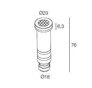GEMMA 20 SOLOVETRO - Recessed Outdoor spotlight by DGA - view 3