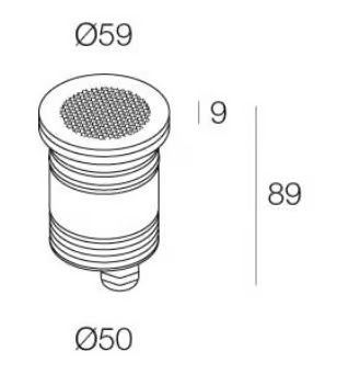 TONO i IP67 SOLOVETRO - LED walkover light metal steplight by DGA - view 3