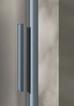 FOCUS 2 - Corner glass shower cabin with sliding door by DISENIA - view 3