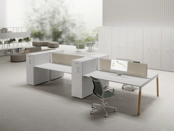DV802 - Sectional metal and melamine office desk by DVO - view 2