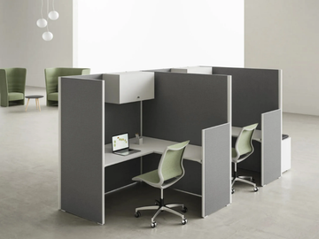 SHELL - Acoustic felt office partition by DVO - view 2