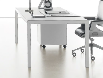 RYM - Sectional extruded aluminium and melamine office desk by DVO - view 2