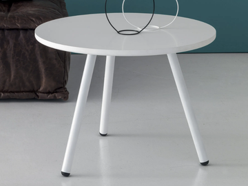 High side table - Round melamine and metal high side table by DVO - view 2