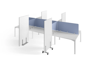 FRONTAL PANELS&SCREENS - Melamine office screen / office whiteboard by DVO - view 3