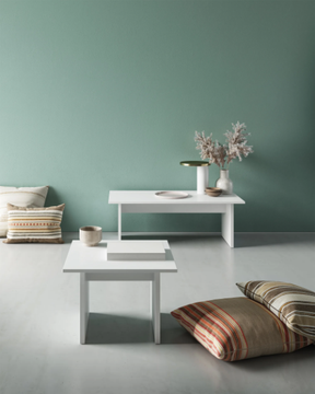 Sled base coffee table - Sled base melamine high side table by DVO - view 3