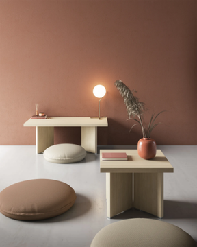 Wooden coffee table - Square wooden high side table by DVO - view 3