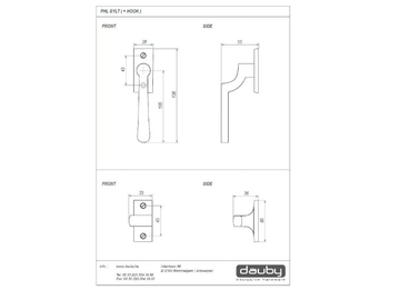 PURE 15137 - Window handle by Dauby - view 3