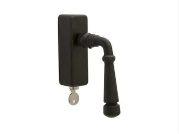 PH 1830 DKS - Iron window handle with lock by Dauby - view 2