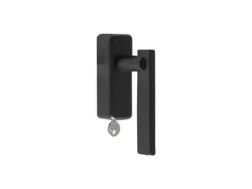 PURE 17047 - Iron window handle with lock by Dauby - view 2