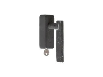 PURE 17048 - Metal window handle with lock by Dauby - view 2
