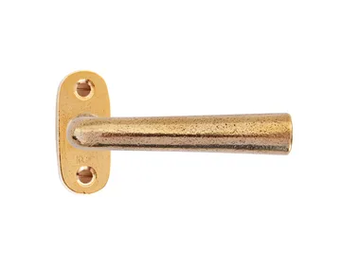 PURE 18589 - Bronze door handle on back plate by Dauby - view 2