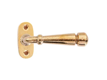 PURE 18601 - Bronze door handle on back plate by Dauby - view 2