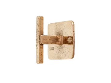PURE PLUS 16417 - Bronze towel hook by Dauby - view 2