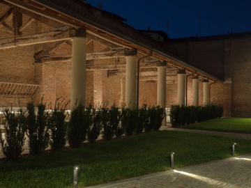 ELBO P - LED metal bollard light by Deltalight - view 3