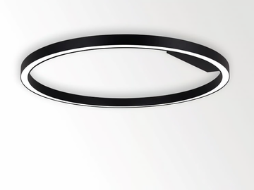 SUPER-OH SLIM SBL - LED ceiling lamp by Deltalight - view 2