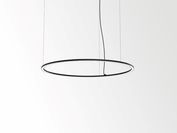 SUPERLOOP SLIM DOWN - LED metal pendant lamp by Deltalight - view 2