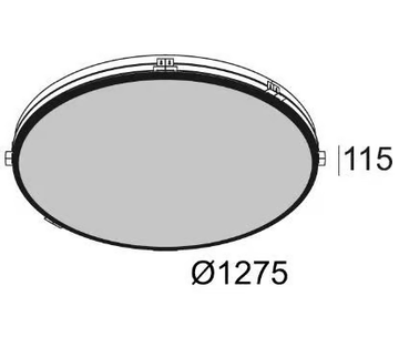 SUPERNOVA LINE TRIMLESS - LED recessed ceiling lamp by Deltalight - view 3