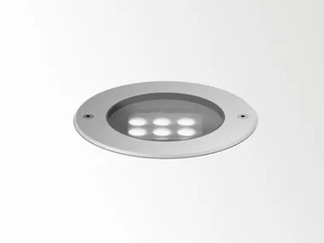 LOGIC 190 R LINEAR DIM5 - Outdoor LED walkover light aluminium steplight by Deltalight - view 2