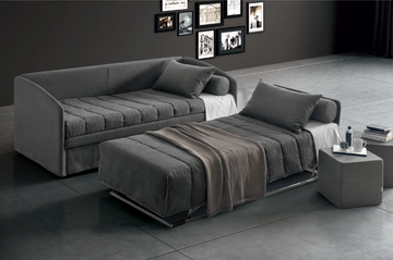 CARLETTO PLUS - Fabric sofa bed with removable cover by Dema - view 3