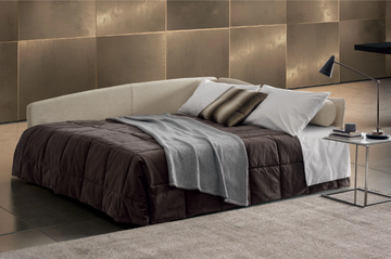 CARLOTTA PLUS - Fabric sofa bed with removable cover by Dema - view 3