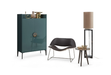 LIPS - Sled base easy chair by Dema - view 3