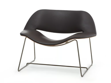LIPS - Sled base easy chair by Dema - view 2