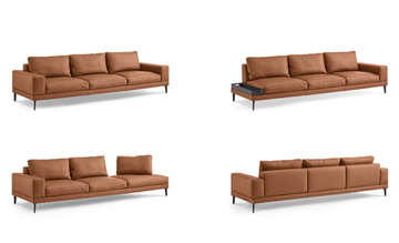 NELSON - Sectional fabric sofa by Dema - view 3