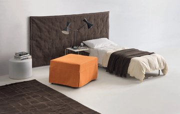 PLUTO - Fabric pouf bed with removable lining by Dema - view 3