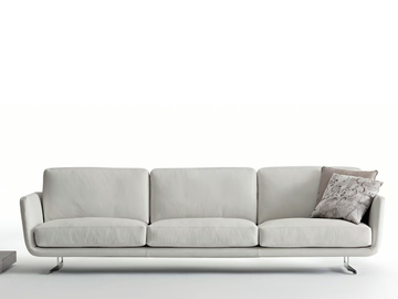 SLIM - Sectional sofa with removable cover by Dema - view 2