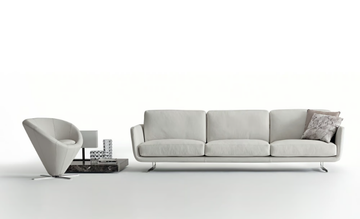 SLIM - Sectional sofa with removable cover by Dema - view 3