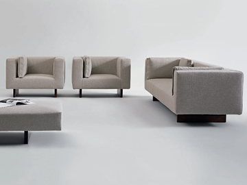 LE FOGLIE - Fabric sofa by Dema - view 3