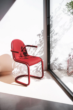 STRONG - Cantilever steel chair with armrests by Desalto - view 3
