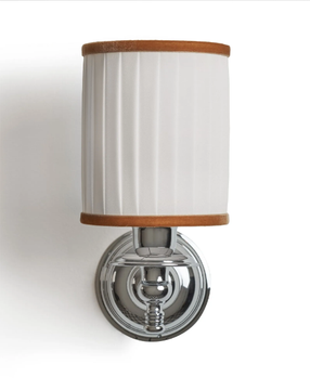DAISY 2 VELVET - Fabric wall lamp with brass arm by Devon&Devon - view 3
