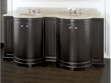 REGENT - Double vanity unit with doors by Devon&Devon - view 2