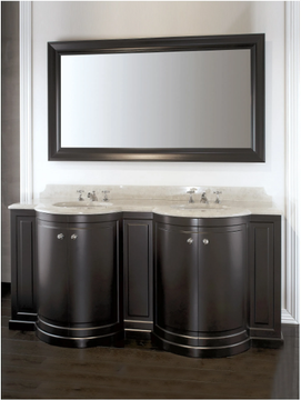 REGENT - Double vanity unit with doors by Devon&Devon - view 3