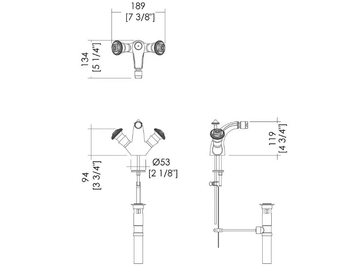 SWAN - Countertop 1 hole bidet mixer by Devon&Devon - view 3